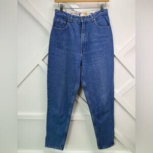 Vintage L.A. Gear Jeans 80s High Rise Tapered Blue Denim Women’s 11/28